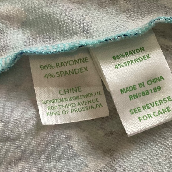 Lilly Pulitzer Alessa Ruffled Romper Light Aqua Spritz - Picture 5 of 7